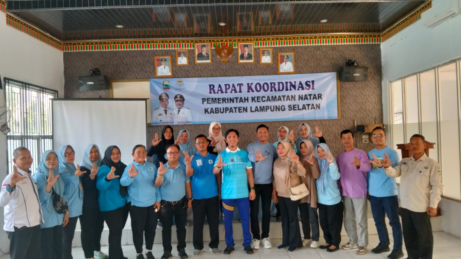 Rakor Kecamatan Natar : Bahas Persiapan HUT RI dan Pemantapan Program Desa Helau