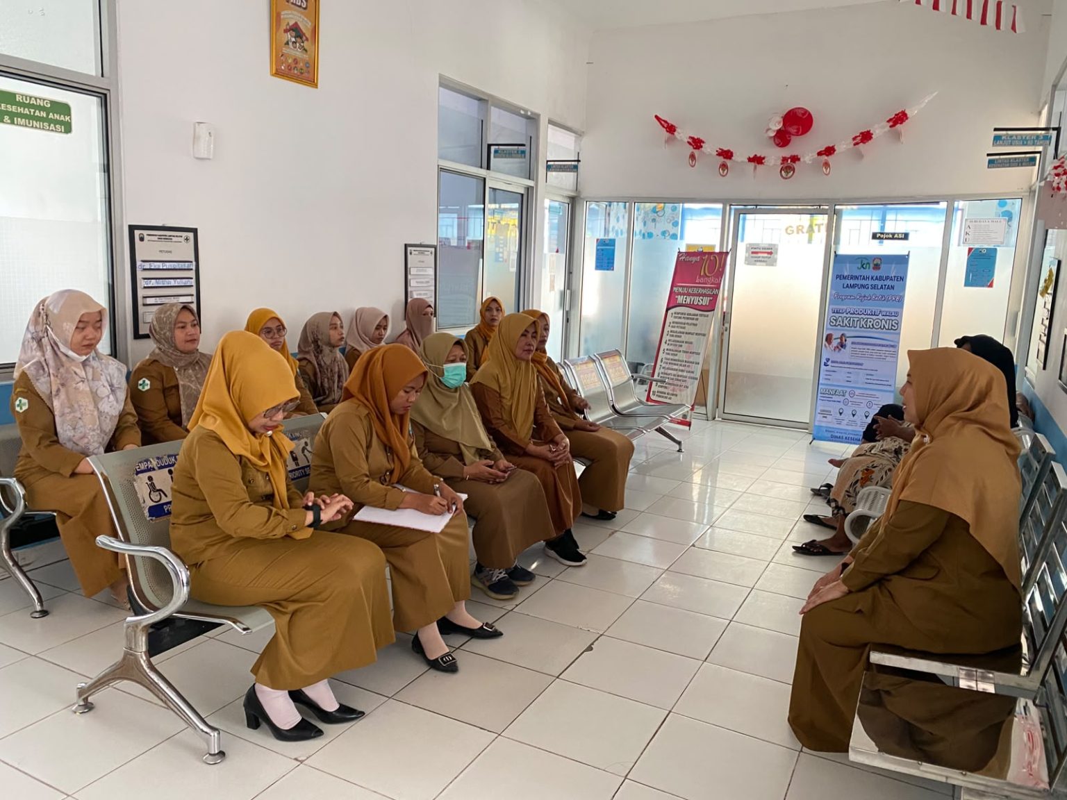 Briefing Pagi, Wujudkan Pelayanan Puskesmas yang Amanah dan Profesional